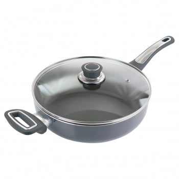 Oster 3.5 Quart Aluminum Saute Pan with Lid