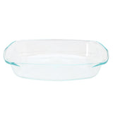 Soho Lounge Carnegie Hill 16 inch x 11 Inch x 3.1 Inch Tempered Glass Multi-Purpose Pan with Built-in Handles
