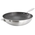 Gibson Home Stargaze 14in Embossed Interior Stainless Steel Wok