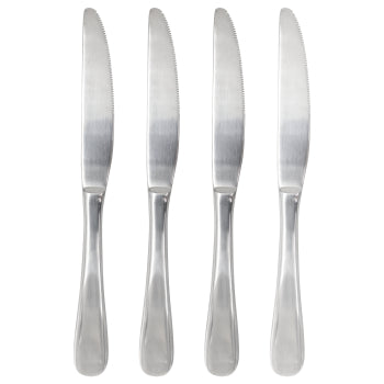 Gibson Home Manchester 4 Piece Stainless Steel Dinner Knife Set