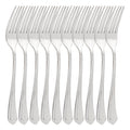 Gibson Home Hillside Daisies 10 Piece Stainless Steel Dinner Fork Set