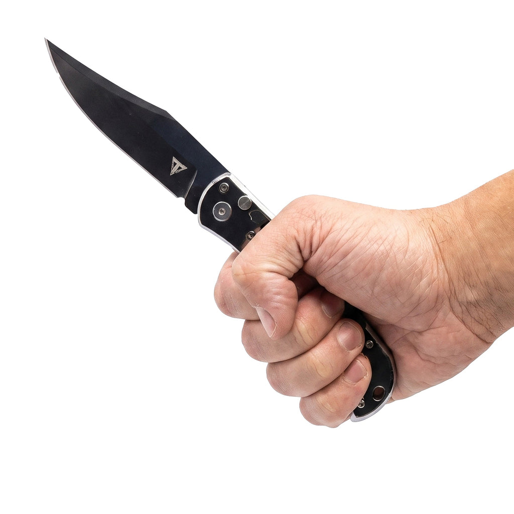Armed Force Tactical 8.25 Inch Spring Assisted Knife with Axis Lock and Clip Point Blade