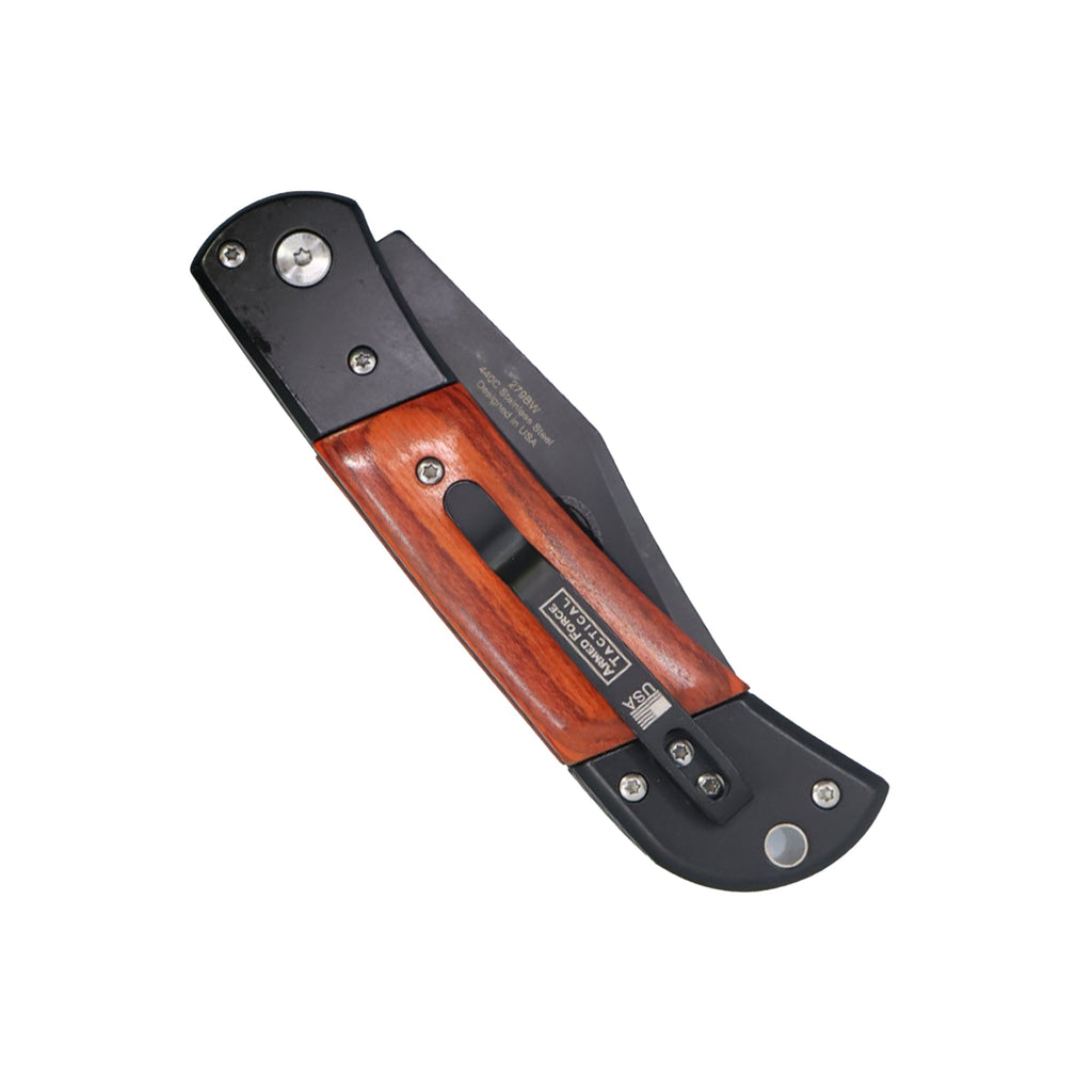 Armed Force Tactical 8.25 Inch Spring Assisted Knife with Axis Lock and Clip Point Blade
