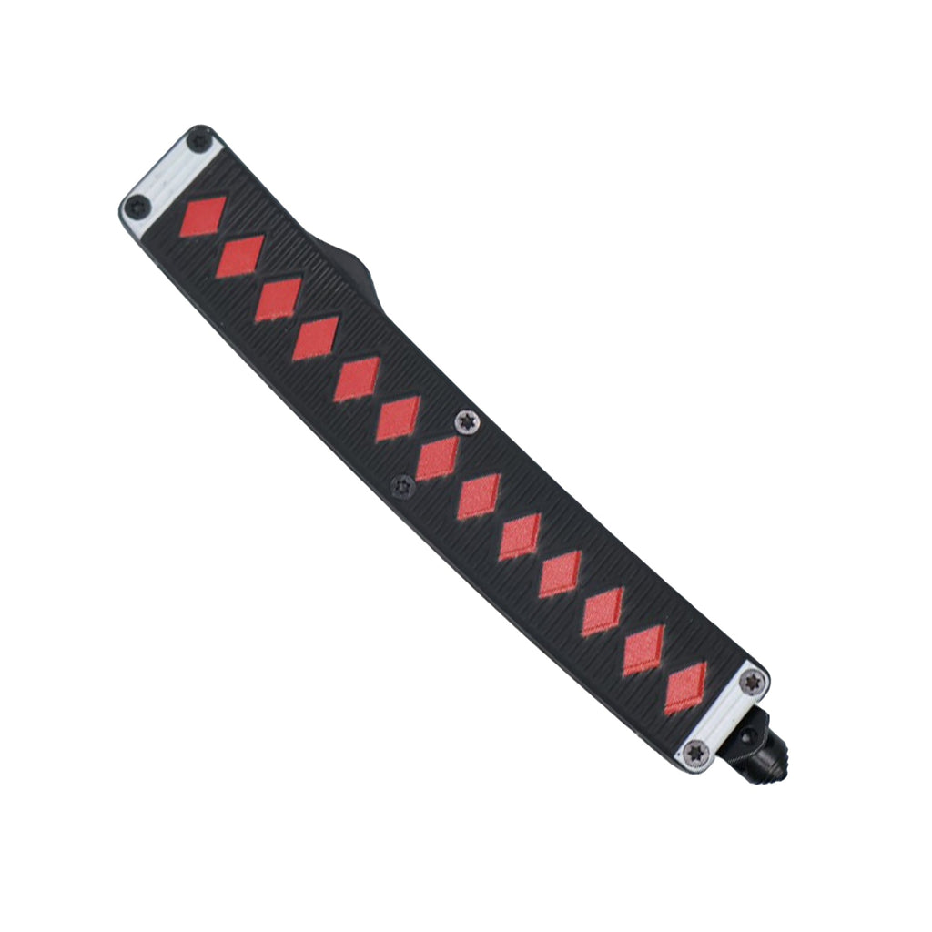 Armed Force Tactical 8.25 Inch Automatic OTF Knife with Katana Style Handle and Glass Breaker