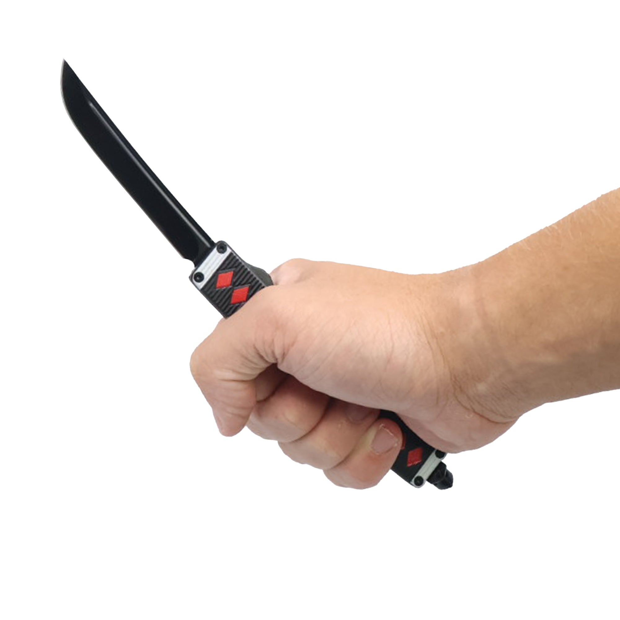 Armed Force Tactical 8.25 Inch Automatic OTF Knife with Katana Style Handle and Glass Breaker