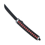 Armed Force Tactical 8.25 Inch Automatic OTF Knife with Katana Style Handle and Glass Breaker