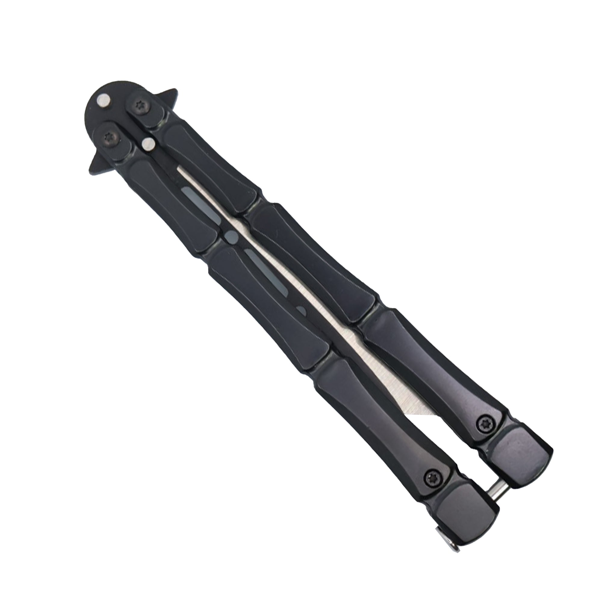 Streetwise 9.25 Inch Bones Butterfly Knife with Cleaver Blade, 440 Stainless Steel
