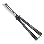 Streetwise 9.25 Inch Bones Butterfly Knife with Cleaver Blade, 440 Stainless Steel
