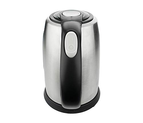 Brentwood 1-Liter Stainless Steel Cordless Electric Kettle – 1500W with Auto Shut-Off