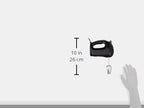 Brentwood HM-44 Lightweight 5-Speed Electric Hand Mixer in Black – Compact Kitchen Mixer with Stainless Beaters & Eject Button