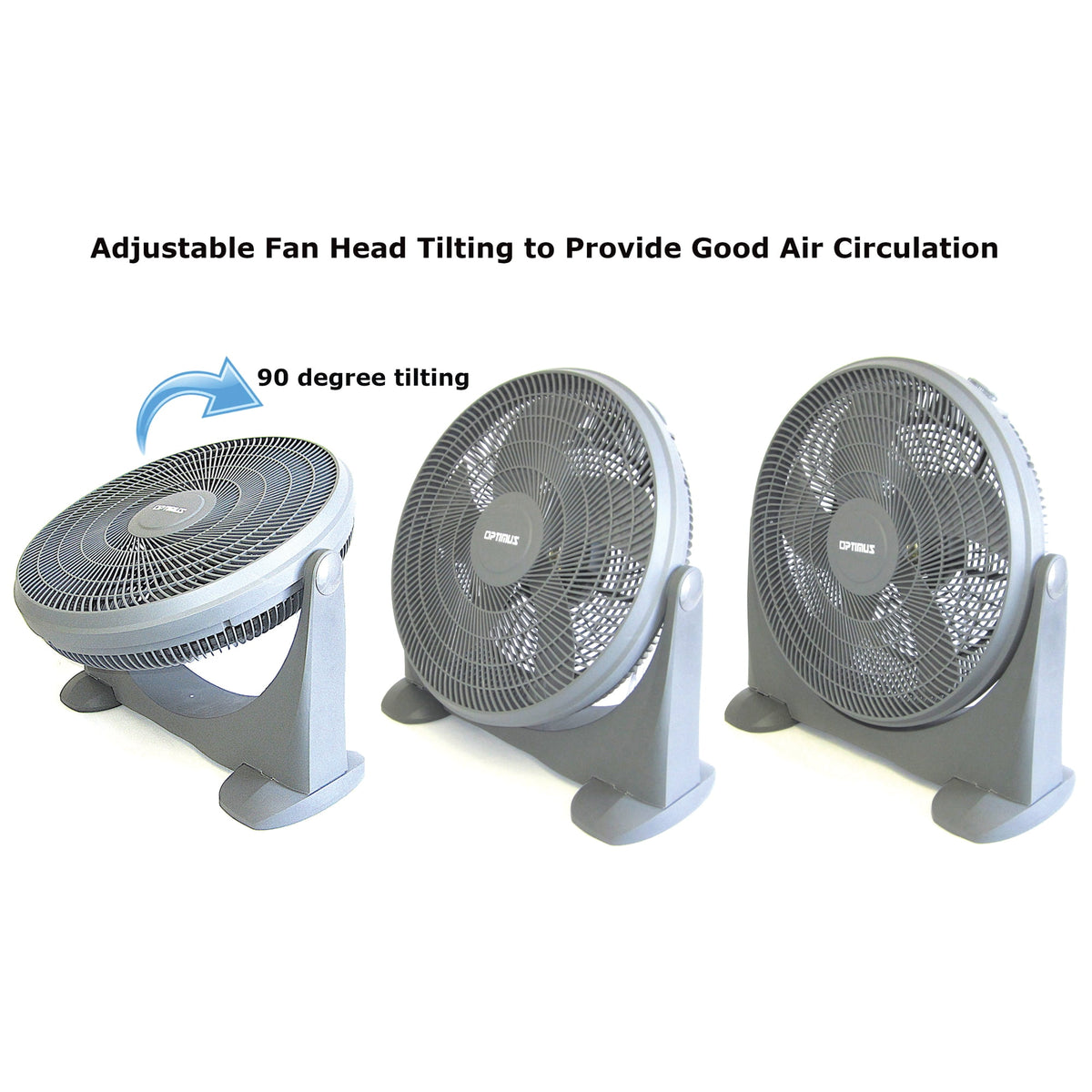 Optimus 20 inch turbo air circulator fan product photo 5