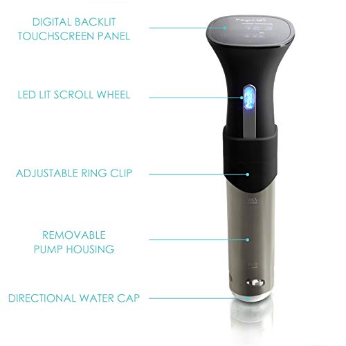 MegaChef Immersion Precision Sous-Vide Cooker with Digital Touchscreen