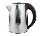 Brentwood 1-Liter Stainless Steel Cordless Electric Kettle – 1500W with Auto Shut-Off