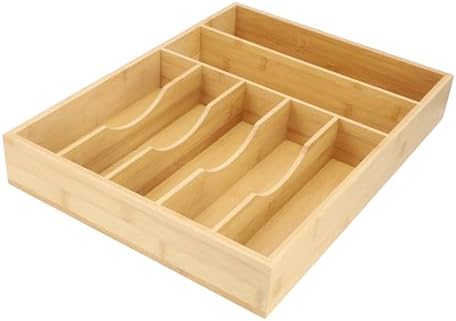 Elama Bamboo Drawer Organizer product photo