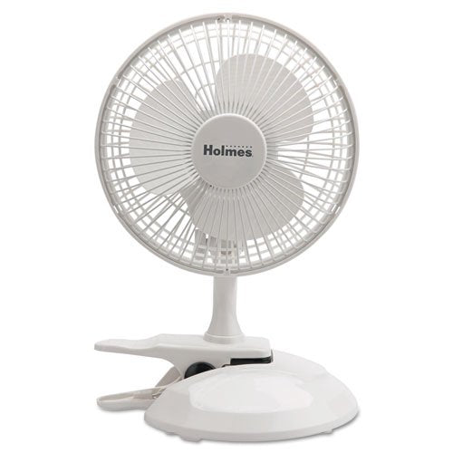 Holmes HCF0611A-WM 6 Inch Convertible Desk & Clip Fan, White