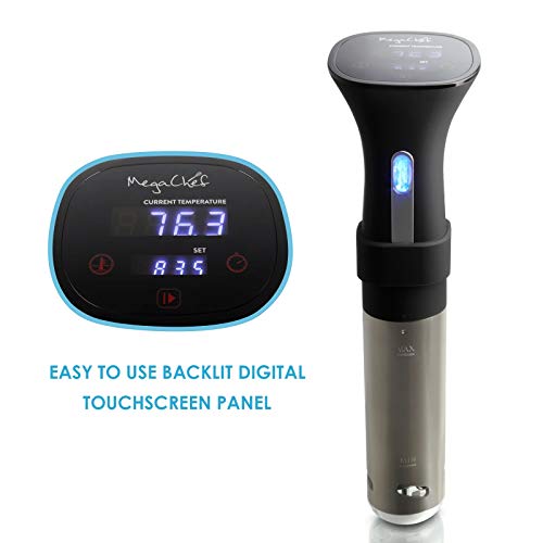 MegaChef Immersion Precision Sous-Vide Cooker with Digital Touchscreen