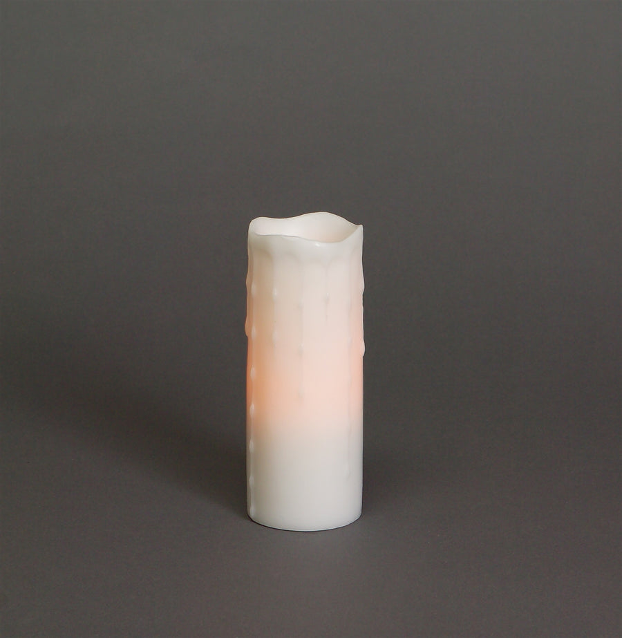 LED Dripping Wax Pillar Candles (Set of 3)