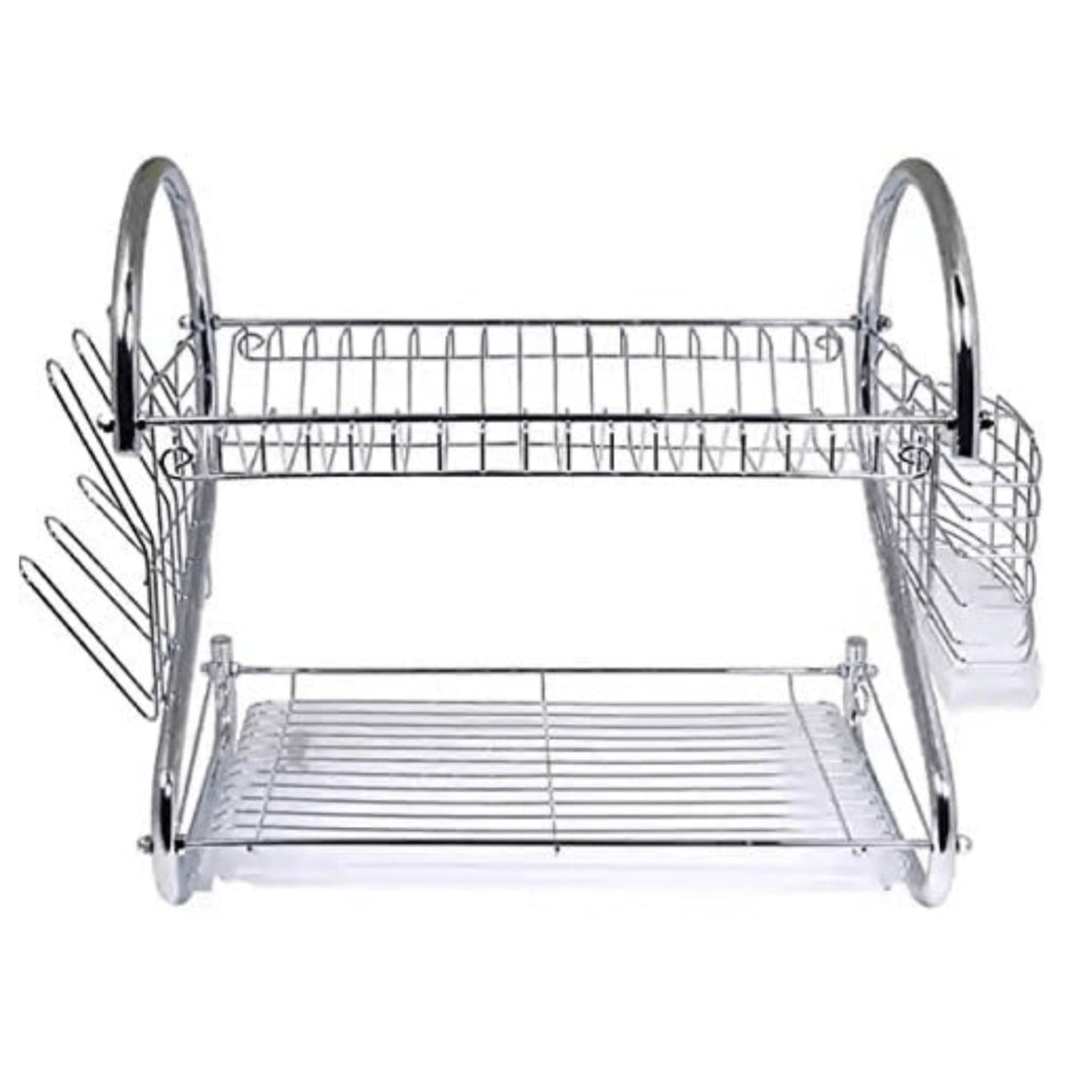 Better Chef 2-tier chrome dish rack product photo 2