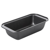 Gibson Home Nonstick Carbon Steel Bakeware Set, 5-Piece with Cookie Sheet, Muffin Pan, Loaf Pan and 2 Round Cake Pans, Gray, Love-to-Bake