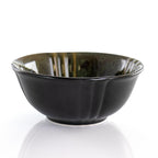 Elama Jade Green 16-Piece Round Stoneware Dinnerware Set – Oval Accents Service for 4
