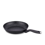 Korkmaz Nora 28cm Granite Non-Stick Fry Pan A2948 – Scratch-Proof PFOA-Free Frying Pan, High Thermal Conductivity, Eco-Friendly (Black, 11")