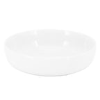 Elama Duncan 18-Piece Round Porcelain Dinnerware Set – Service for 6, Classic White Tableware (Microwave & Dishwasher Safe)