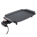 Brentwood TS-810 black ceramic non-stick electric griddle with cool-touch handles