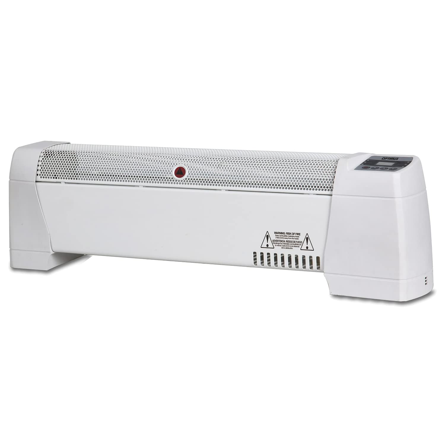 Optimus 30-Inch Baseboard Convection Heater, Digital Thermostat