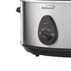 Brentwood SC-170S 8-Quart Slow Cooker, Stainless Steel