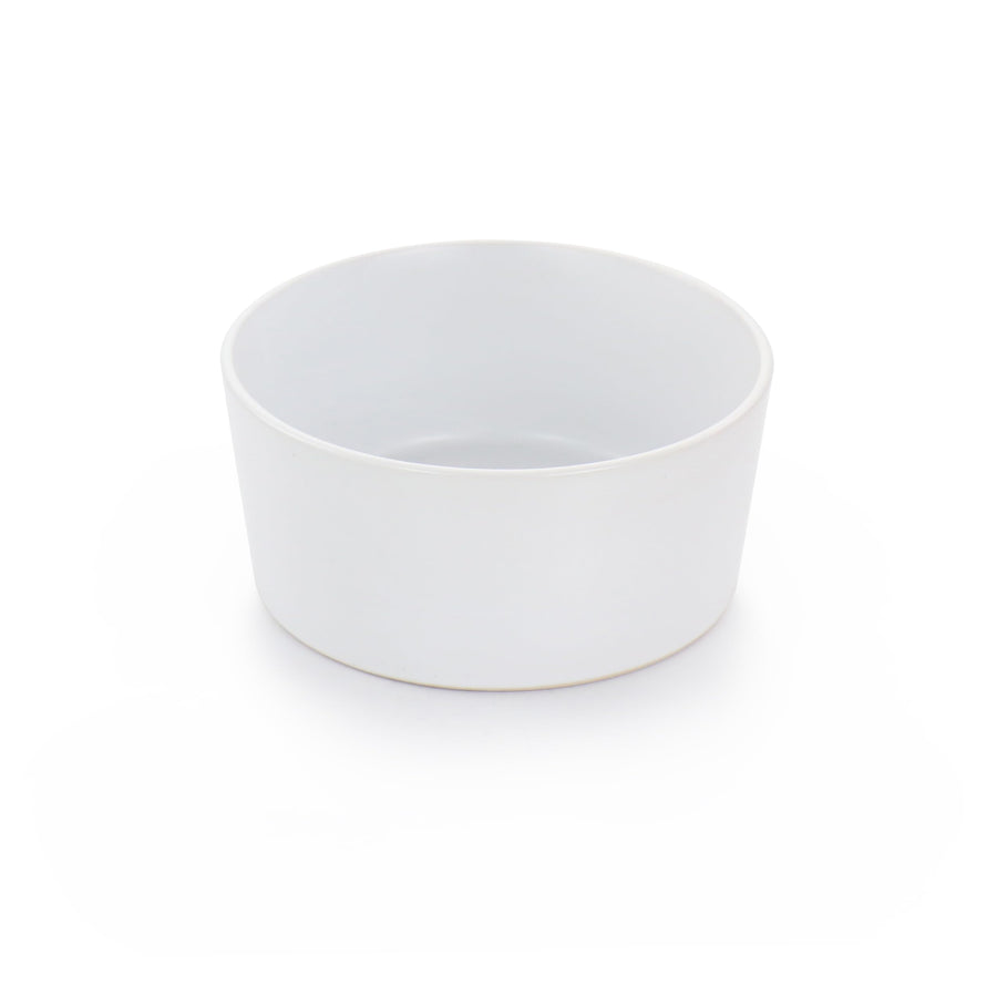 Elama Luxmatte 16-Piece Matte Stoneware Dinnerware Set in White, Service for 4