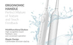 Supersonic Sonic Zoom+ Rechargeable Toothbrush with 6 Brush Heads, White