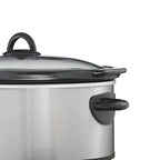 Brentwood SC-170S 8-Quart Slow Cooker, Stainless Steel