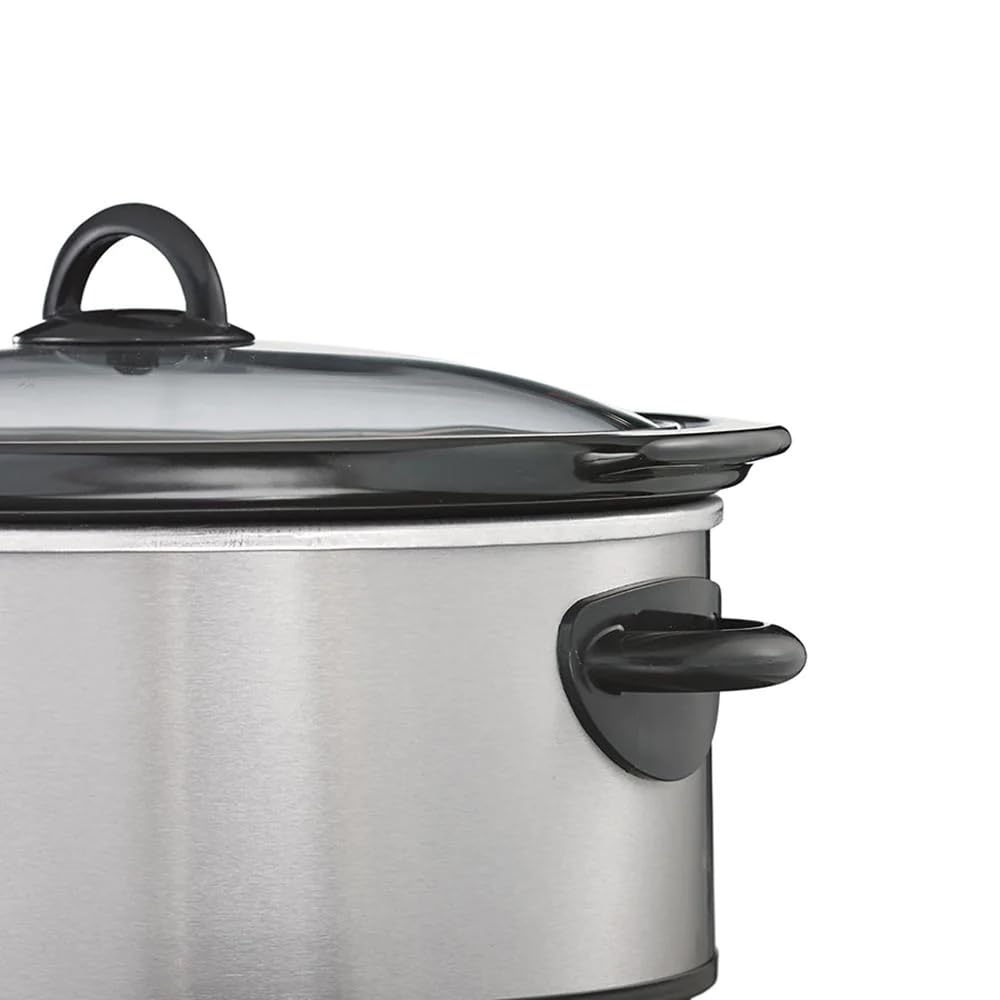 Brentwood SC-170S 8-Quart Slow Cooker, Stainless Steel