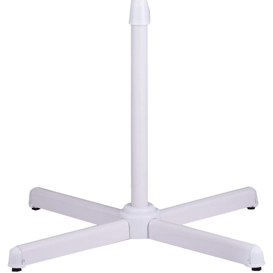 Brentwood Kool Zone F-16SMW 16 in. 3-Speed Oscillating Stand Fan, White