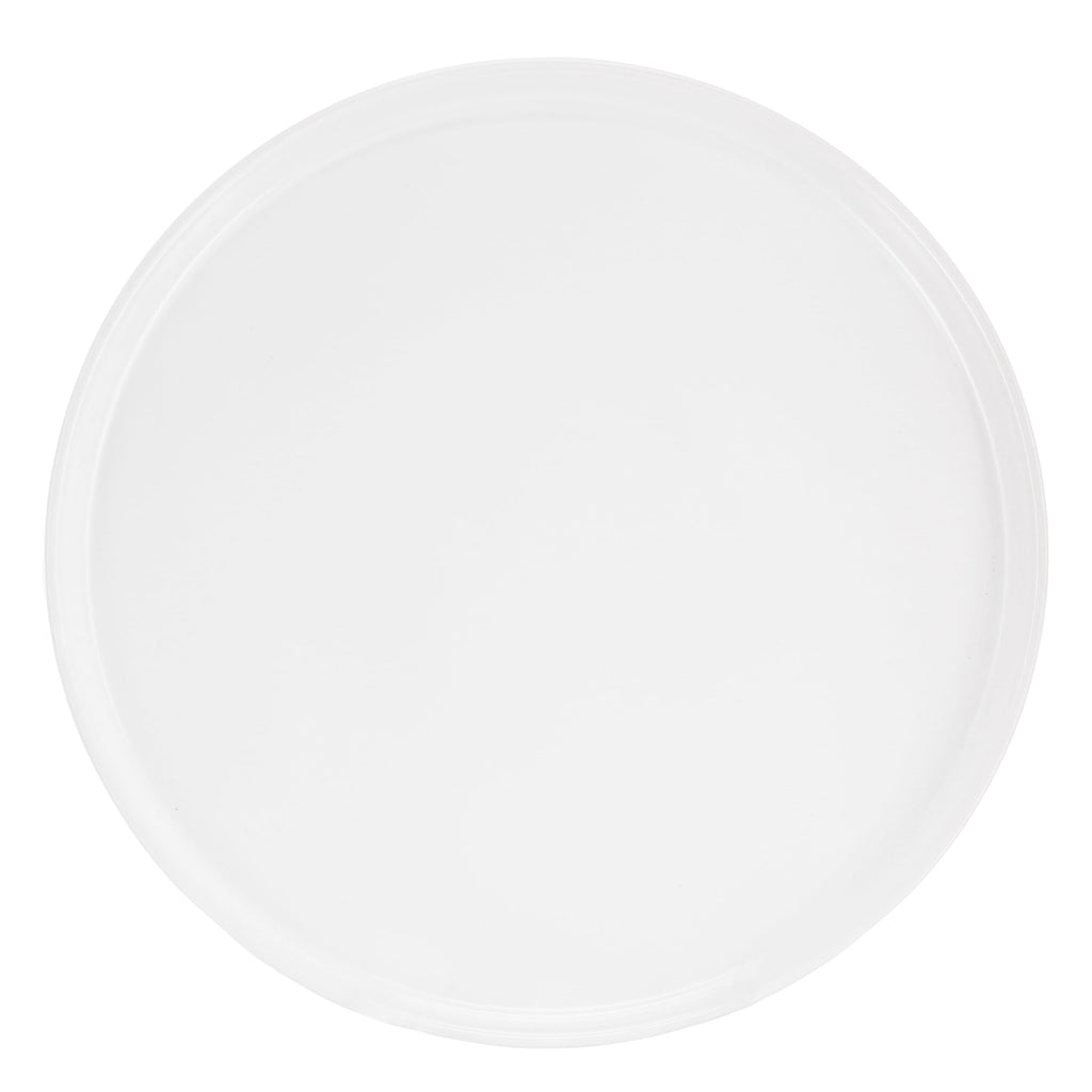 Elama Josh 18-Piece Round Stoneware Dinnerware Set — White Tableware Service for 6, Includes Plates, Bowls & Mugs, Microwave & Dishwasher Safe