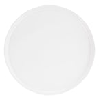Elama Josh 18-Piece Round Stoneware Dinnerware Set — White Tableware Service for 6, Includes Plates, Bowls & Mugs, Microwave & Dishwasher Safe