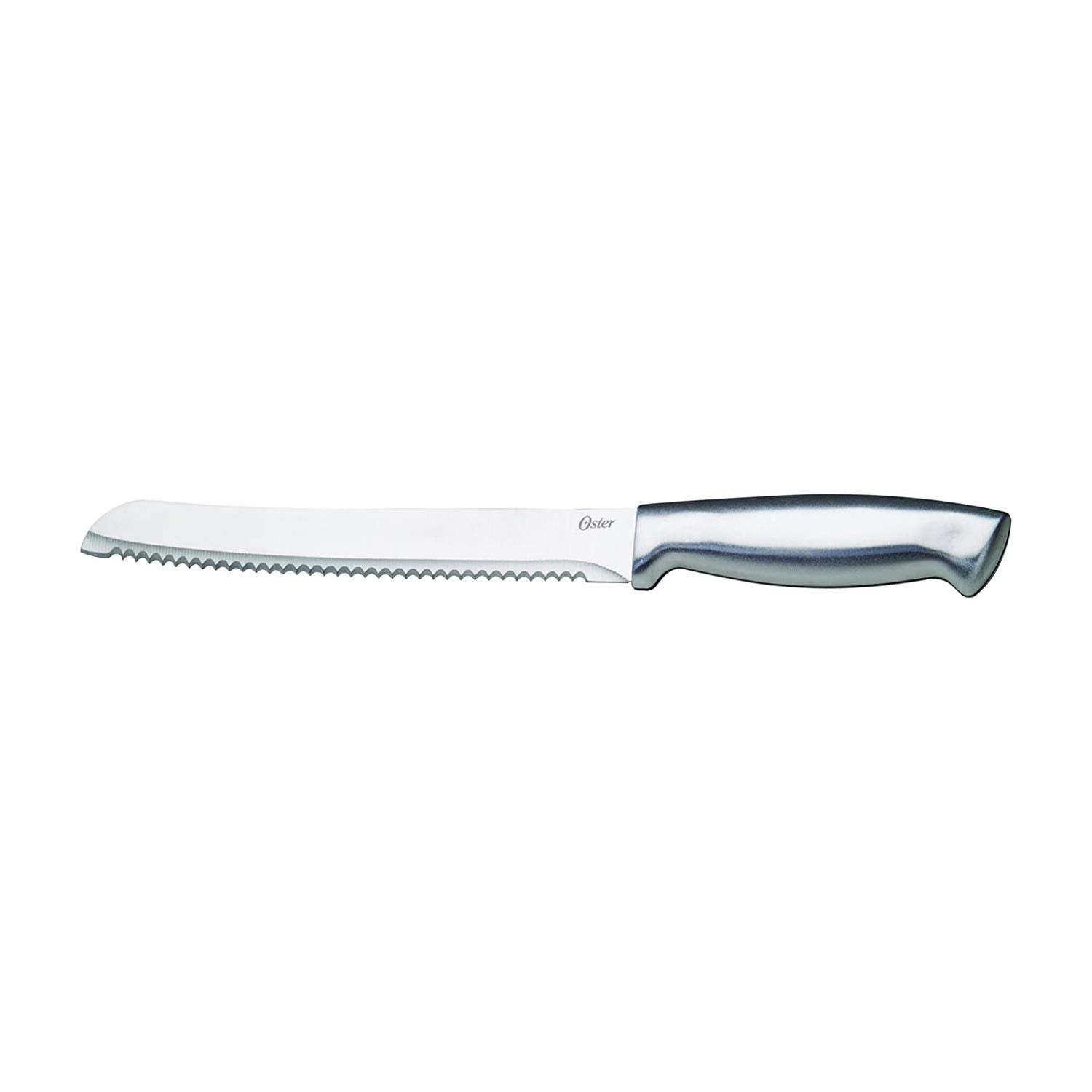 Oster Baldwyn 14-Piece Stainless Steel Knife Cutlery Set – Brushed Satin Finish with Swivel Block & Built-In Sharpener