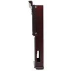 Bedford Clock Collection Redwood Chiming Pendulum Wall Clock – Walnut Brown Finish, Quartz Movement with Swinging Pendulum & 4 Chime Modes