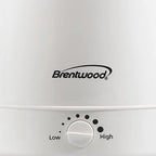Brentwood KT-32W 32 oz Electric Hot Water Pot Kettle - White, 1000W BPA-Free with Adjustable Thermostat