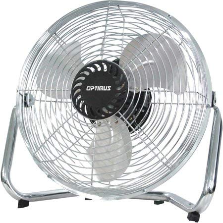 Optimus F-4182 18 Inch High Velocity Fan, Chrome