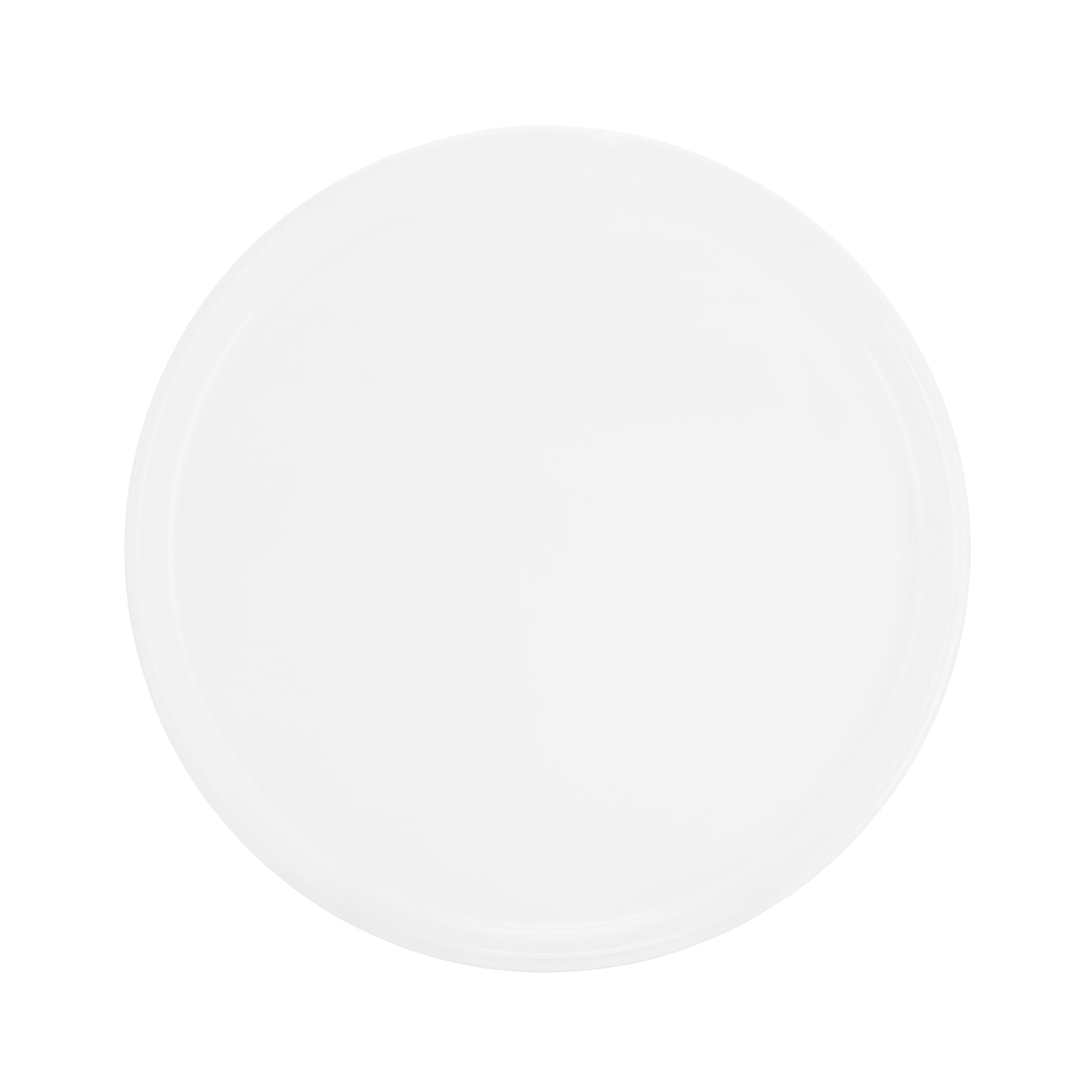 Elama Josh 18-Piece Round Stoneware Dinnerware Set — White Tableware Service for 6, Includes Plates, Bowls & Mugs, Microwave & Dishwasher Safe