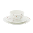 Elama Sydney 12 Piece Porcelain Dinnerware Set, Service for 4