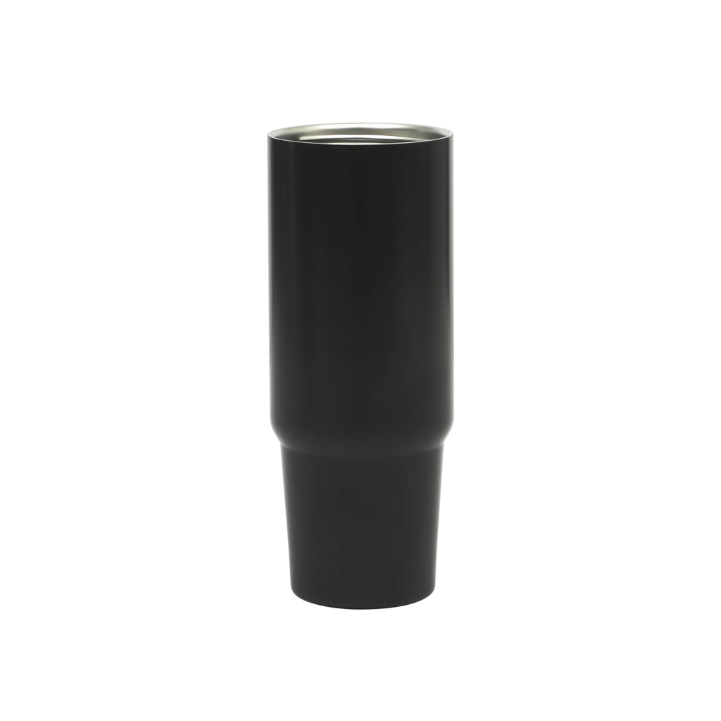 Gibson Home Marina 29 oz Stainless Steel Insulated Tumbler with Handle and Straw, Black
