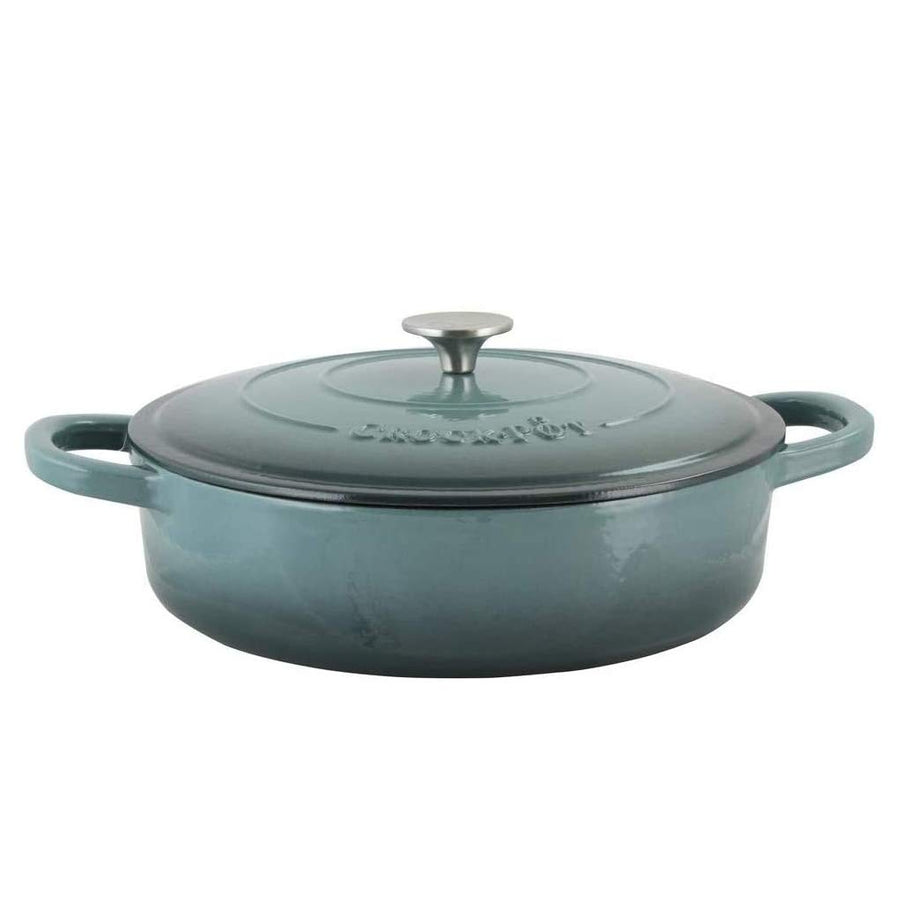 Crock-Pot Artisan enameled cast iron braiser side view