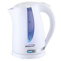 Brentwood white 1.7-liter cordless electric kettle with concealed stainless element