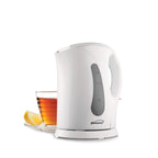 Brentwood KT-1610 BPA-Free 1.0-Liter Cordless Electric Tea Kettle – 900W Fast-Boil with Auto Shut-Off, Boil-Dry Protection & Removable Mesh Filter (White)