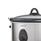 Brentwood SC-170S 8-Quart Slow Cooker, Stainless Steel