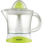 Brentwood 1.2L (40 oz) Electric Citrus Juice Extractor – White with Self-Reversing Cone