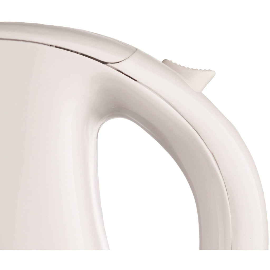 Brentwood KT-1610 BPA-Free 1.0-Liter Cordless Electric Tea Kettle – 900W Fast-Boil with Auto Shut-Off, Boil-Dry Protection & Removable Mesh Filter (White)