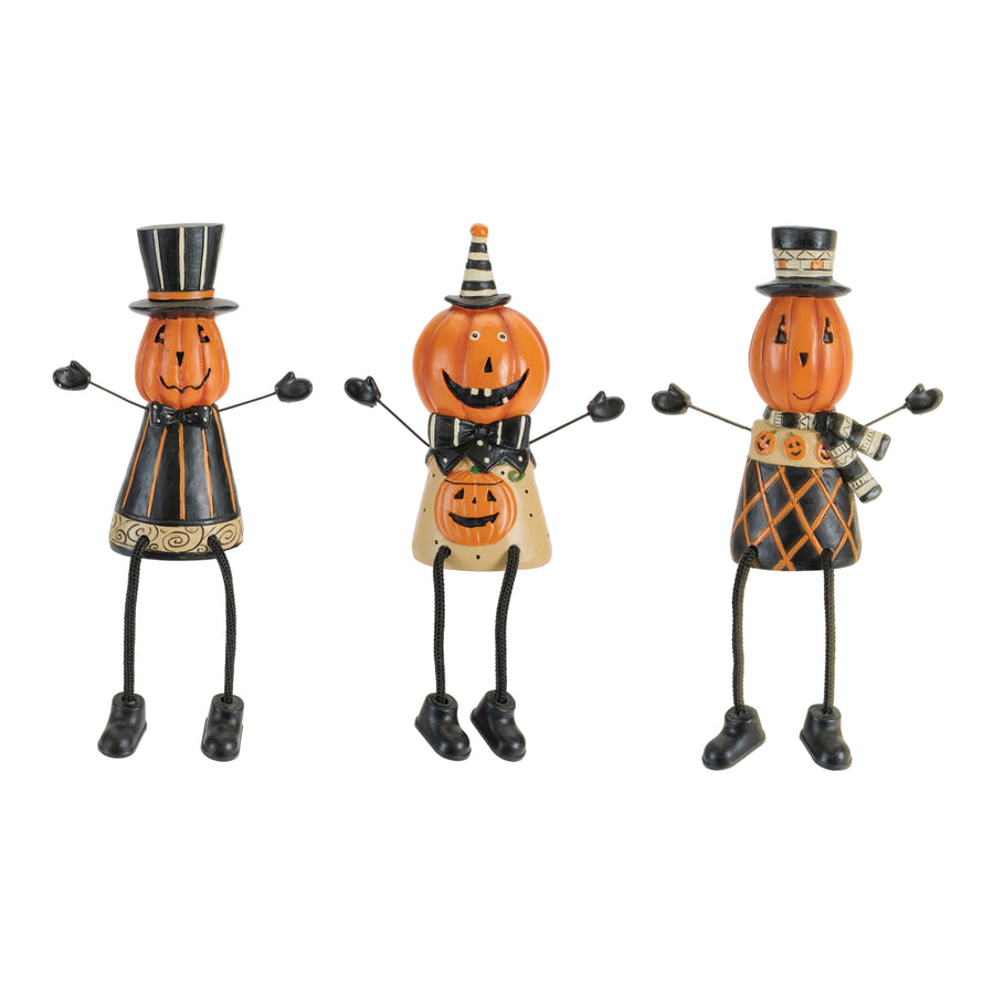 Jack o Lantern Shelf Sitter (Set of 3)